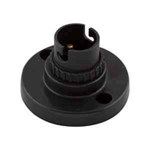 Lampholder B22 Nylon Black Batten H/C & Bag PP