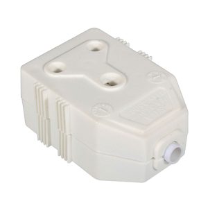 Janus Coupler White PVC Double 16A Bag PP