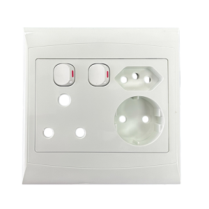 Eurolux Socket Comb. 1x16A 1x5A 1xSchucko 4x4 White
