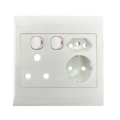 Eurolux Socket Comb. 1x16A 1x5A 1xSchucko 4x4 White
