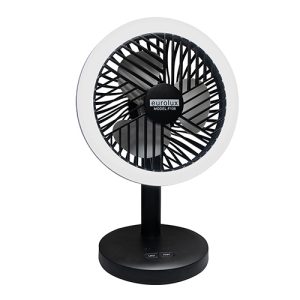 Rechargeable LED Mini Fan Black