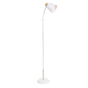 Curve Floor Light White & Gold E27 1x40w