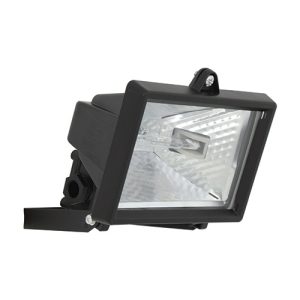 Halogen 150W Floodlight Black