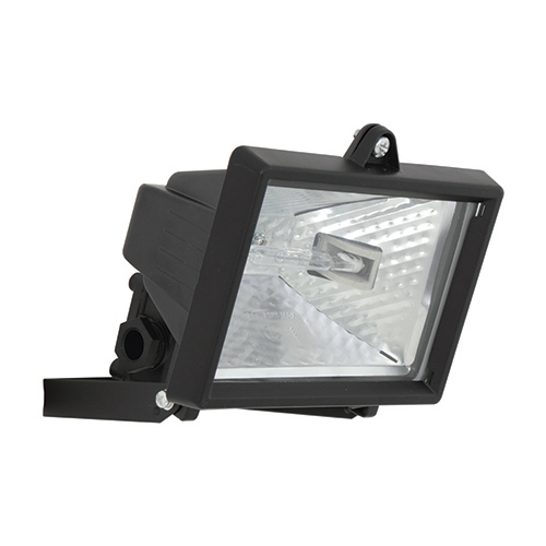 Halogen 150W Floodlight Black