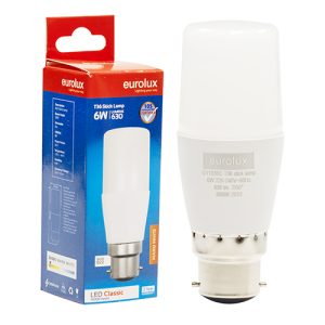 Eurolux Stick Lamp T36 6W LED B22 3000K 105lm