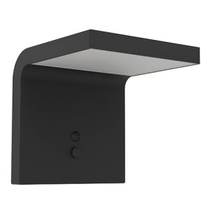 Spiante Solar Wall Light Black