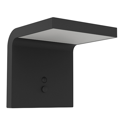 Spiante Solar Wall Light Black