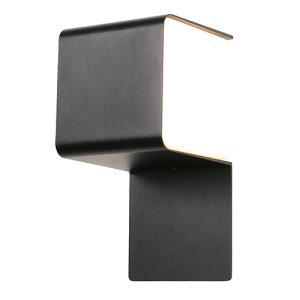 Quest Outdoor Wall Light Black LED 12W