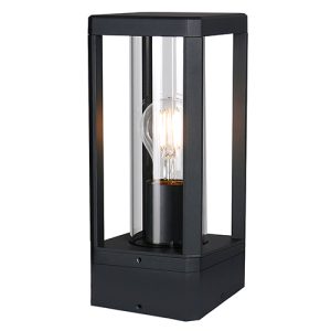 Bhok Square Ali Outdoor Post Top with Clear Glass