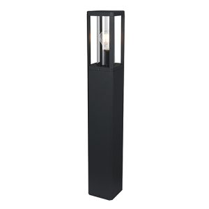 Bhok Square Ali Outdoor Bollard with Clear Glass