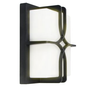 Lone Deco Outdoor Wall Light Black LED 12W