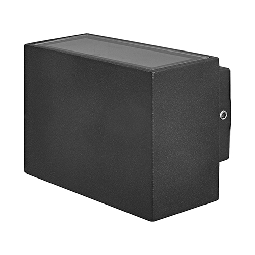 Dual Wall Light Black LED 2x3W