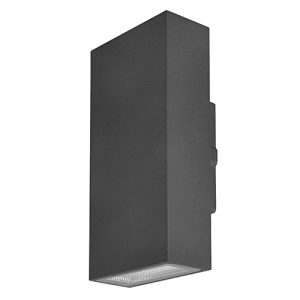 Verti Wall Light Black LED 2x6W