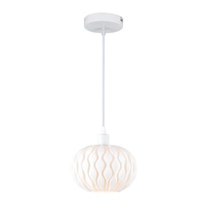 Weavesphere Round Pendant White E27 1x40w