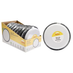 Radiant Round Bulkhead Black LED 28W 2500lm 6500K (Sell in PDQ of 8)
