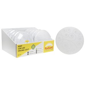 Radiant GSD Ceiling Light Wisp LED 12W (Sell in PDQ of 10 only)