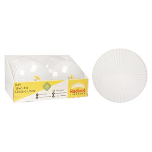 Radiant GSD Ceiling Light Ray LED 16W (Sell in PDQ of 8 only)