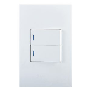 Horizon Modern 2L1W Switch White