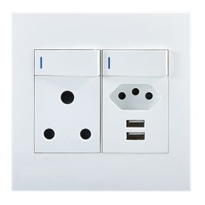 Horizon Modern Sng. Soc.+Euro+2xUSB White