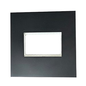 Horizon Modern Single Socket Grid Black