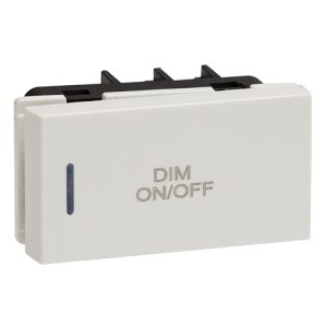 Horizon Modern Dimmer Push Switch White
