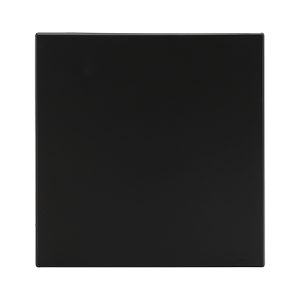 Horizon Modern Blank Plate 4x4 Black