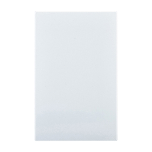 Horizon Modern Blank Plate White 4x2
