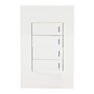 Horizon Modern 4L2W Switch White