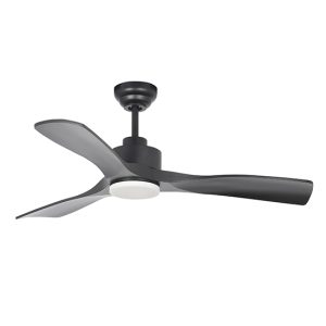 Rift Ceiling Fan 3 Blades Matt Black Motor Power 30W