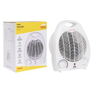 Radiant Fan Heater max 2000w with Thermostat