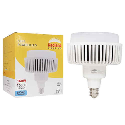 High Powered 160w LED E40 6500K 16500lm
