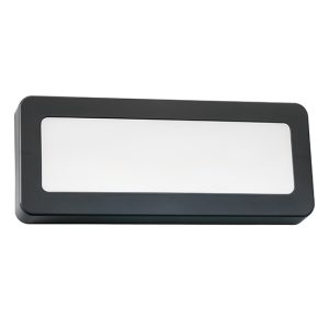 Outdoor W/Light Square Black LED 5w