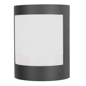 Plain Outdoor Wall Light Black