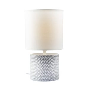 Valencia Table Lamp Grey E27 1x40w