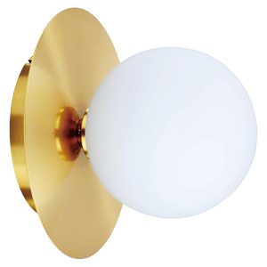Eurolux Wall Light Gold & White