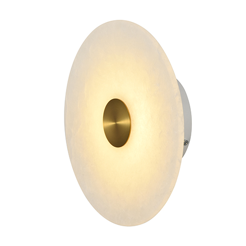 Vara Wall Light Gold & Marble LED