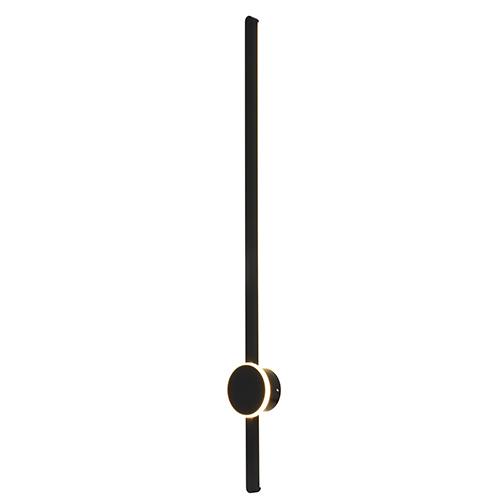 Nevo Backlit Wall Light Black LED 12W