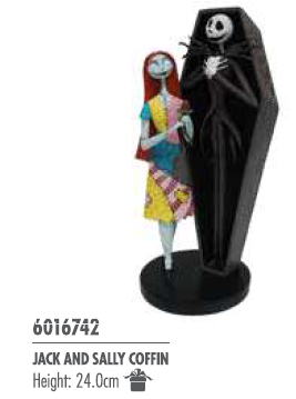 Jim Shore Jack & Sally Coffin Figurine