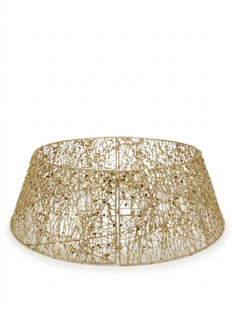 Gold Glitter Tree Skirt