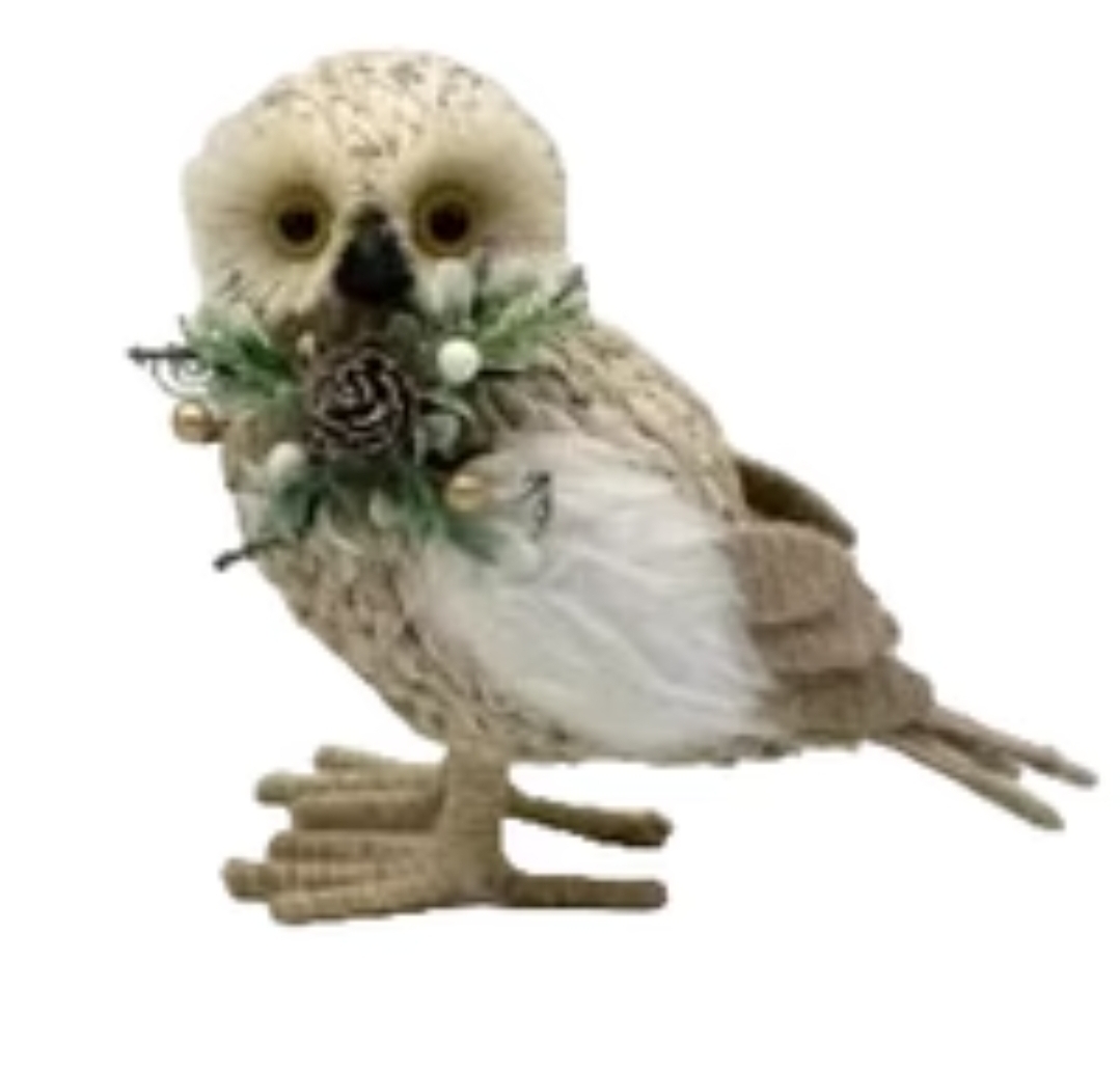 Woven Christmas Owl